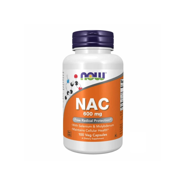 Дієтична добавка Now Foods NAC-Acetyl Cysteine 600 мг, 100 капсул
