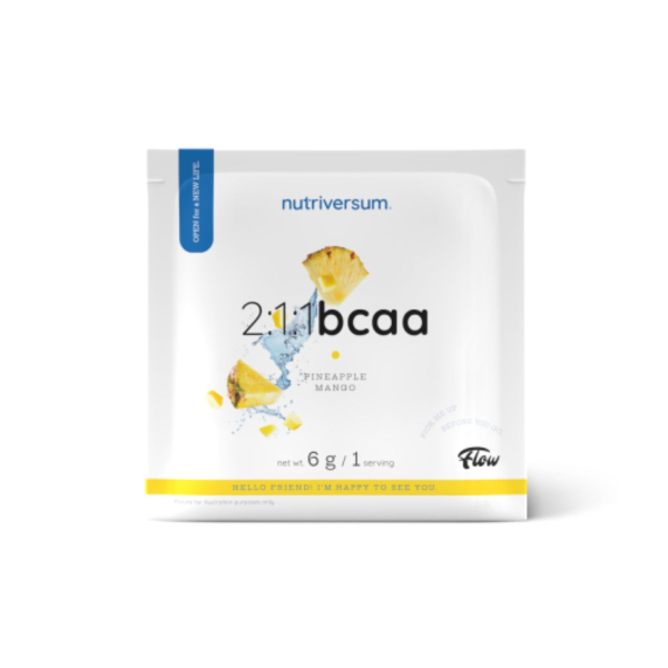 Амінокислоти Nutriversum 2:1:1 BCAA (ананас-манго) 6 г