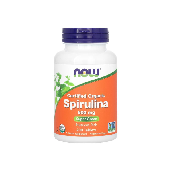 Спіруліна Now Foods Spirulina, 500 мг, 200 таблеток