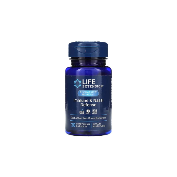 Пробіотики назальні Life Extension FLORASSIST® Probiotic Immune & Nasal Defense , 30 капсул