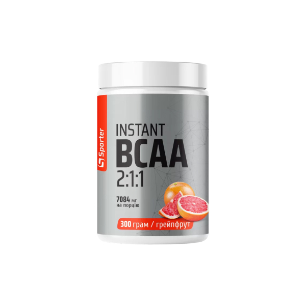 Аминокислоты Sporter BCAA Instant (грейпфрут) 300 г