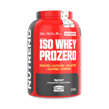 Протеїн Nutrend Iso Whey Prozero (печиво + крем) 2250 г