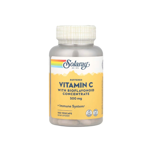 Вітамін Solaray Vitamin C with Bioflavonoids, 500 мг, 100 капсул