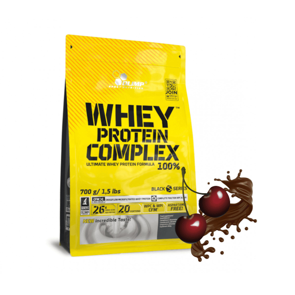 Протеин Olimp Whey Protein Complex 100% (шоколад - вишня) 700 г