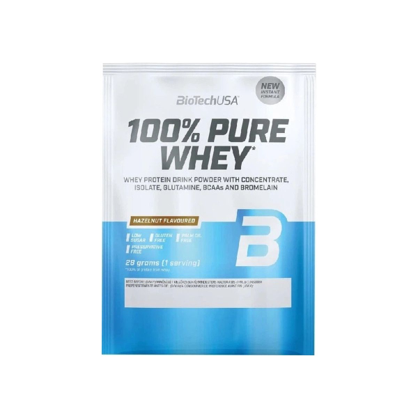 Протеїн BioTechUSA 100% Pure Whey (фундук) 28 г