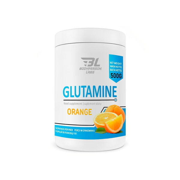 L-глютамін Bodyperson Labs Glutamine (апельсин) 500 г