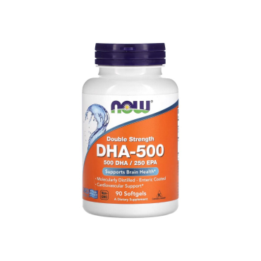 Омега-3 Now Foods DHA, 500 мг, 90 софтгелів