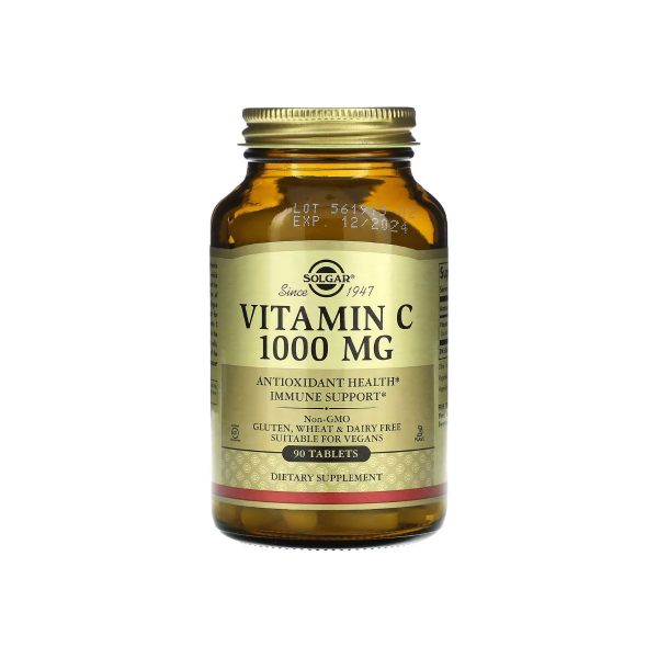 Вітамін Solgar Vitamin C, 1000 мг, 90 таблеток