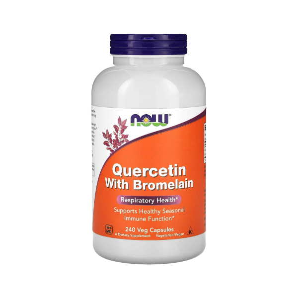 Кверцетин і бромелаїн Now Foods Quercetin with Bromelain, 240 капсул