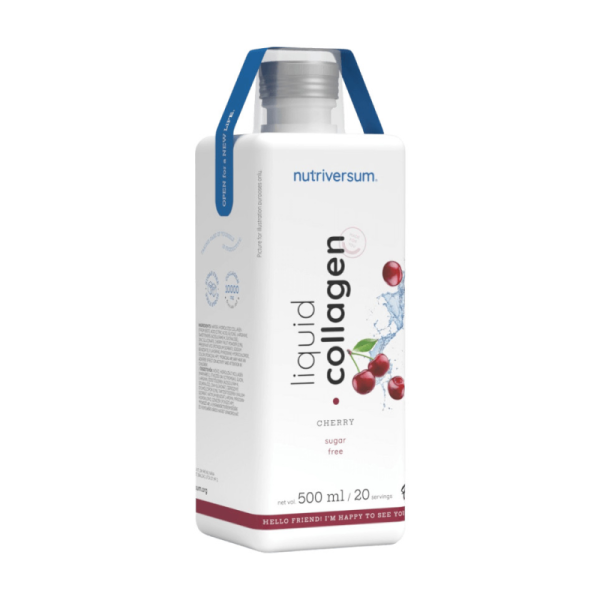 Колаген Nutriversum Liquid Collagen 10000 мг Sugar Free (вишня) 500 мл