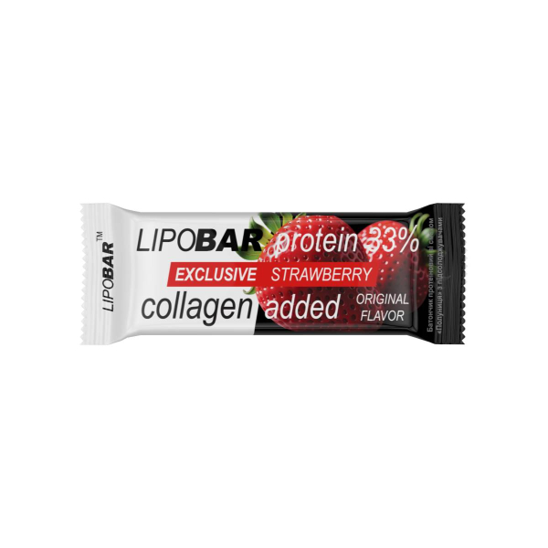 Протеиновый батончик Lipobar (клубника) 50 г