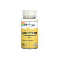 Цитрат цинку Solaray Zinc Citrate, 50 мг, 60 капсул