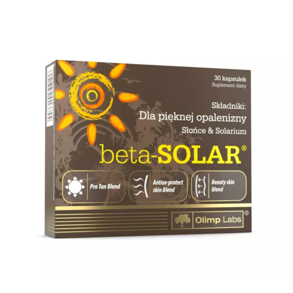 Добавка для безопасного загара Olimp Beta Solar, 30 капсул