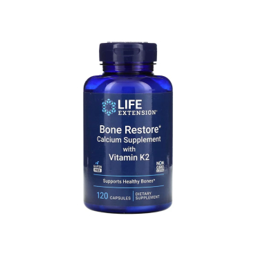 Добавка для відновлення кісток Life Extension Bone Restore with Vitamin K2, 120 капсул