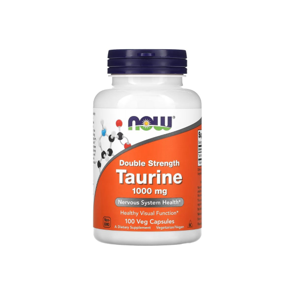 Таурин Now Foods Taurine, 1000 мг, 100 капсул
