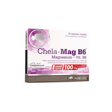 Магний и витамин В6 Olimp Chela-Mag B6, 30 капсул