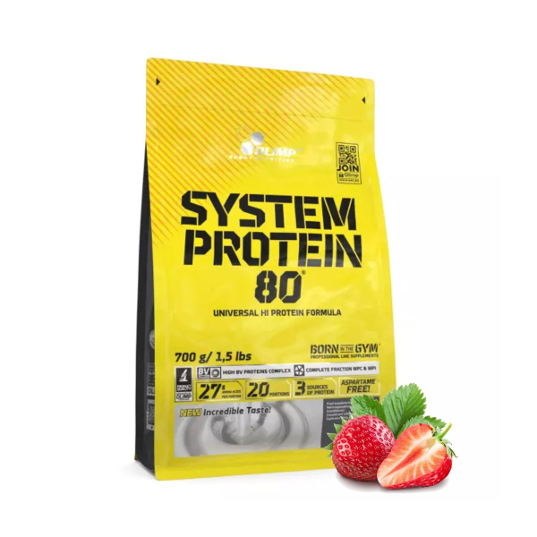 Протеин Olimp System Protein 80 (клубника) 700 г 