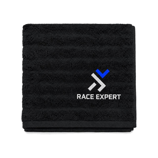 Банний рушник Race Expert Шарпей (чорний) 135 × 70 см