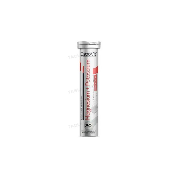 Магний с калием OstroVit Magnesium + Potassium (грейпфрут) 20 таблеток