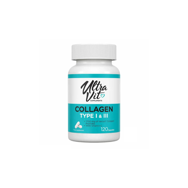 Колаген UltraVit Collagen Type I & III, 120 капсул 