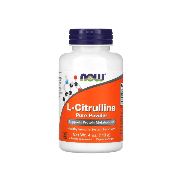 Амінокислота Now Foods L-Citrulline Powder, 113 г