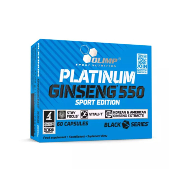 Комплекс женьшеню Olimp Platinum Ginseng 550 Sport Edition, 60 капсул