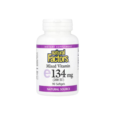 Вітамін Natural Factors Mixed Vitamin E 200 IU, 90 капсул