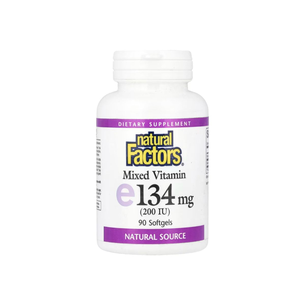 Вітамін Natural Factors Mixed Vitamin E 200 IU, 90 капсул
