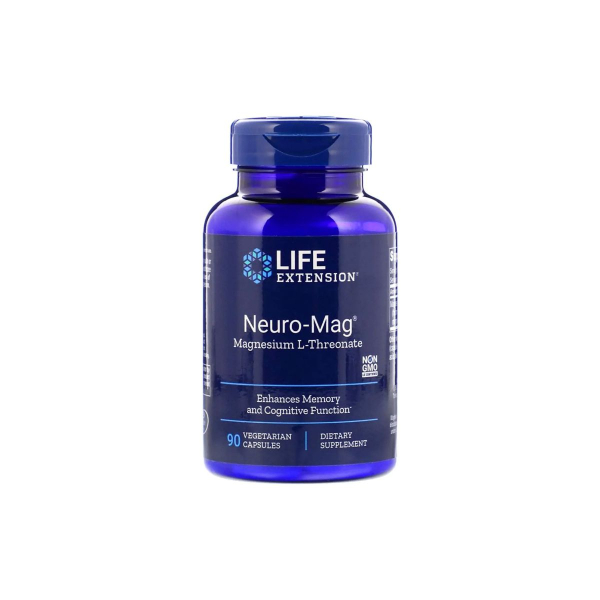 Треонат магнію Life Extension Neuro-Mag® Magnesium L-Threonate, 90 капсул