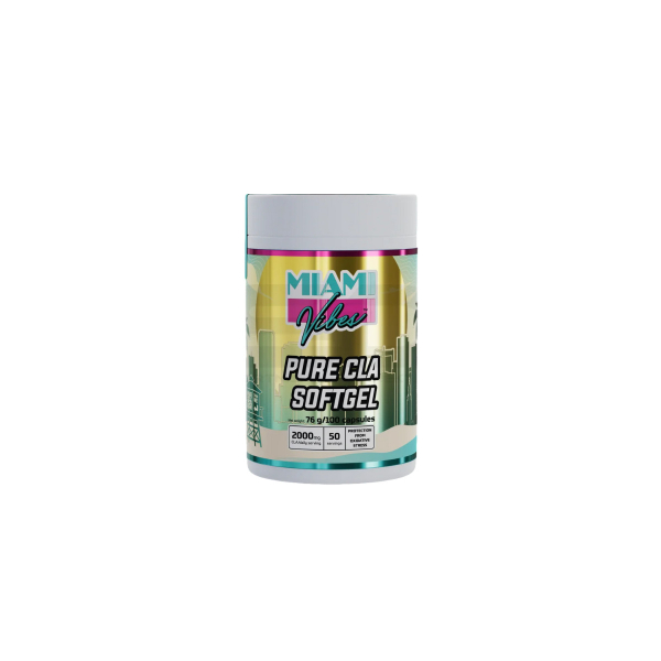 Жиросжигатель MIAMI VIBES PURE CLA Softgel, 76 г, 100 капсул