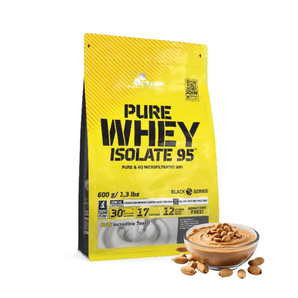 Протеин Olimp Pure Whey Isolate 95 (арахисовая паста) 600 г