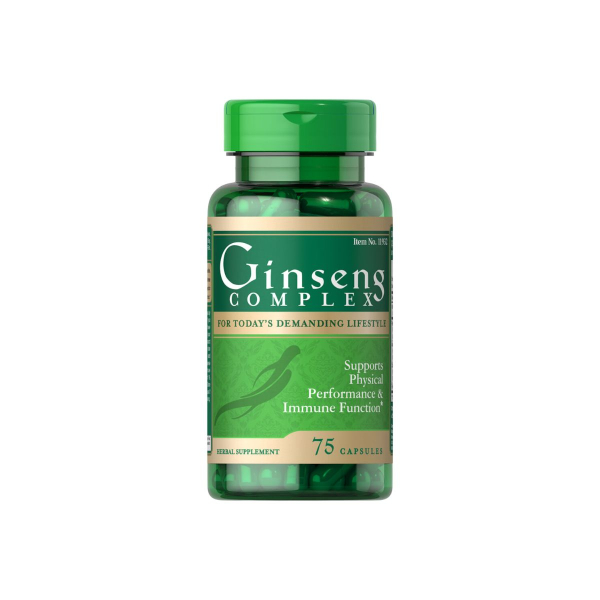 Женьшень Puritan's Pride Ginseng Complex, 75 капсул