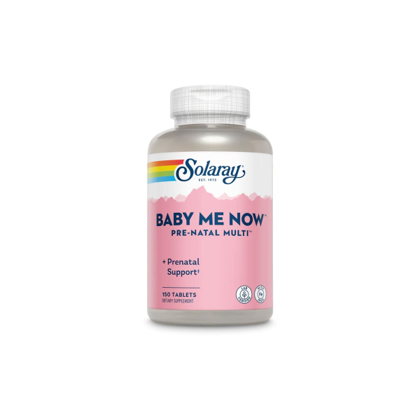 Мультивітаміни Solaray Baby Me Now Prenatal Multi, 150 таблеток