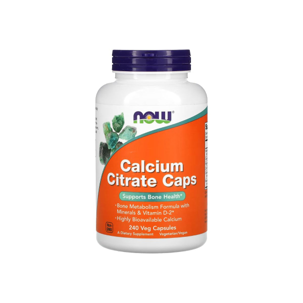 Цитрат кальцію Now Foods Calcium Citrate, 240 капсул