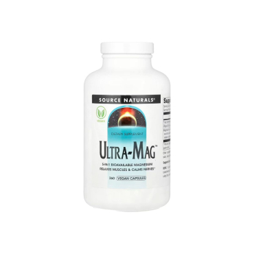 Комплекс із магнієм Source Naturals Ultra-Mag, 360 капсул