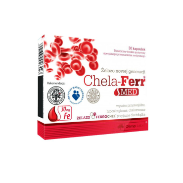 Железо Olimp Chela-Ferr Med, 30 капсул