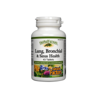 Комплекс для дихання Natural Factors Lung, Bronchial & Sinus, 45 таблеток