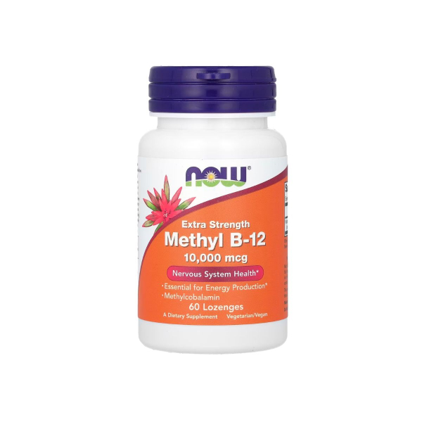 Вітамін Now Foods Methyl B12, 10000 мкг, 60 льодяників