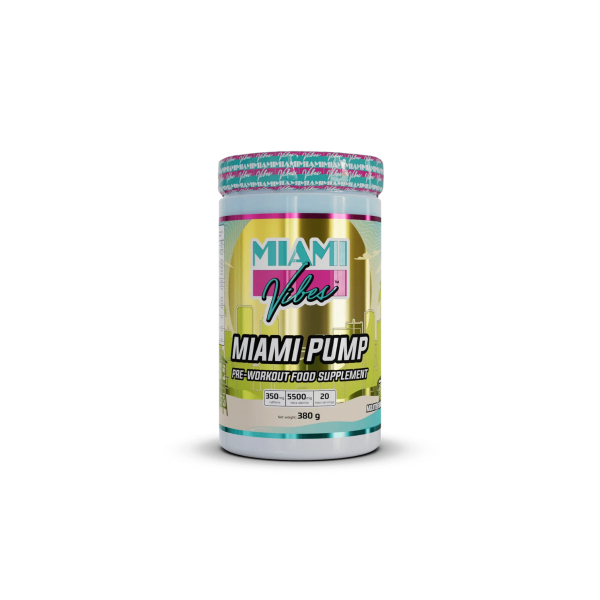 Передтренувальний комплекс MIAMI VIBES Miami Pump Pre-Workout (мохіто) 380 г 