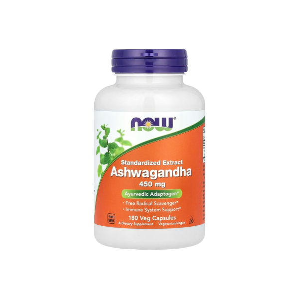 Ашваганда Now Foods Ashwagandha Extract, 450 мг, 180 капсул