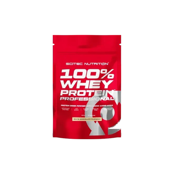 Сывороточный протеин Scitec Nutrition 100% Whey Protein Professional (белый шоколад) 500 г