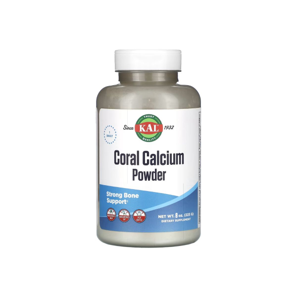Кораловий кальцій KAL Coral Calcium Powder, 1000 мг, 225 г