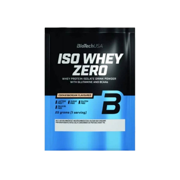 Протеин BioTechUSA Iso Whey Zero (печенье и сливки) 25 г