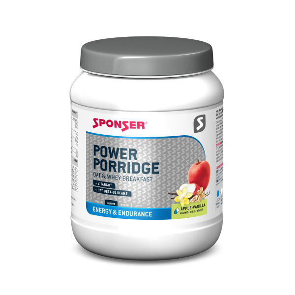 Енергетичний сніданок Sponser POWER PORRIDGE (яблуко-ваніль)  840 г 