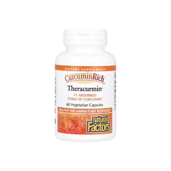 Для підтримки суглобів Natural Factors Theracurmin CurcuminRich, 30 мг, 60 капсул