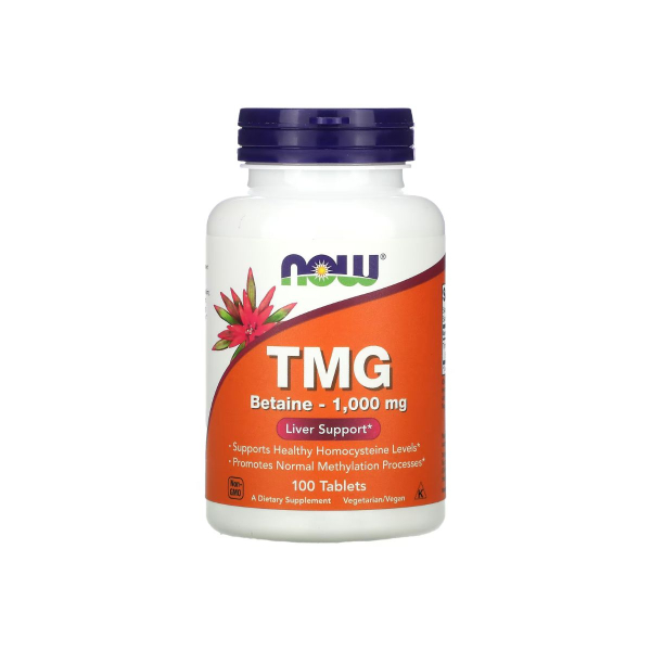 Добавка Now Foods TMG, 1000 мг, 100 таблеток