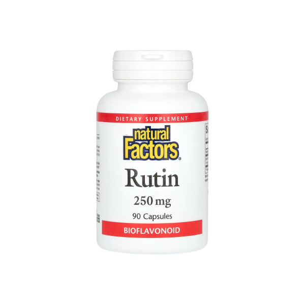 Рутин Natural Factors Rutin, 250 мг, 90 капсул