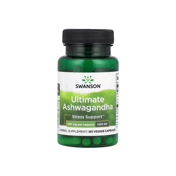 Ашваганда Swanson Ultimate Ashwagandha, 250 мг, 60 капсул