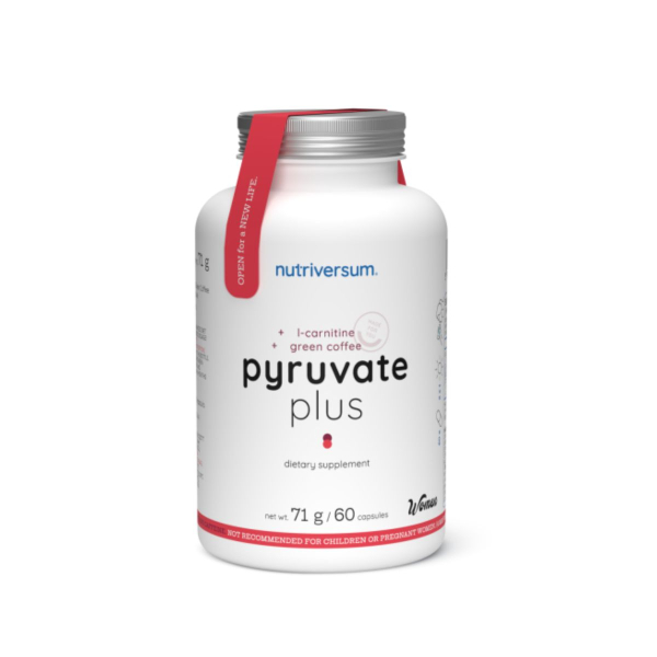 Піруват кальцію Nutriversum Pyruvate Plus, 60 капсул