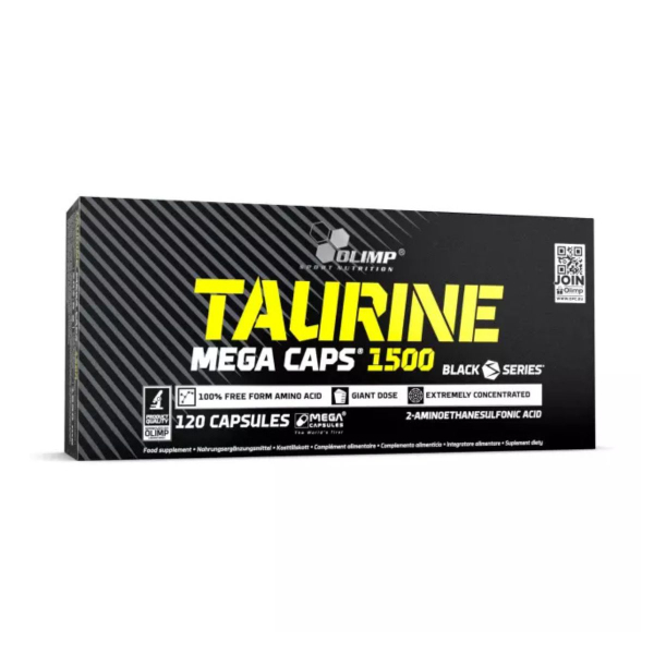 Таурин Olimp Taurine Mega Caps 1500, 120 капсул